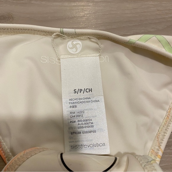 Sisstrevolution Summer Skies Skimpy Swim Bottom Small - Picture 2 of 6